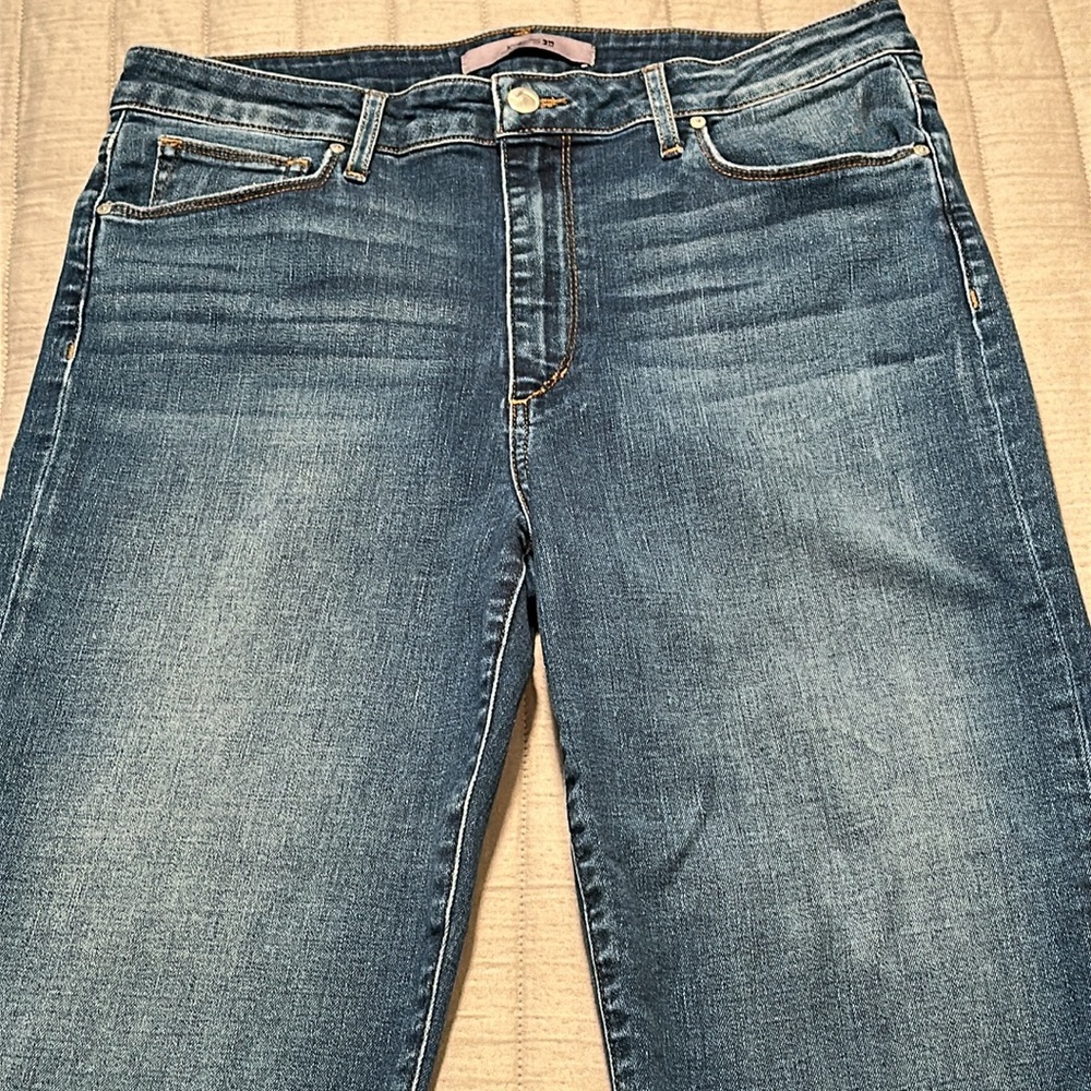 Joe's Jeans Blue Ankle Cropped Denim, high rise - Picture 2 of 12